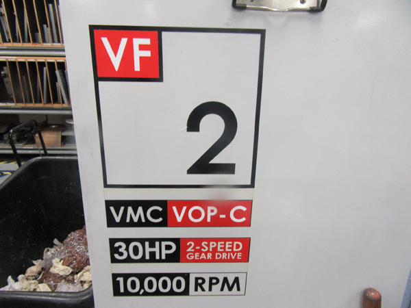 2002 HAAS VF2 VOP-C Machining Centers, Machining Centers, Vertical | EMC Leasing Company