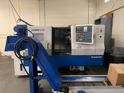 DAEWOO PUMA 240A Lathes & Turning, Lathes, Hollow Spindle | EMC Leasing Company